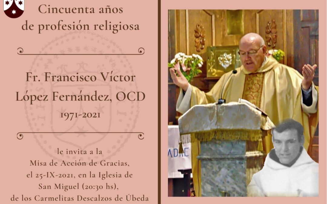 Cincuenta ańos de vida religiosa