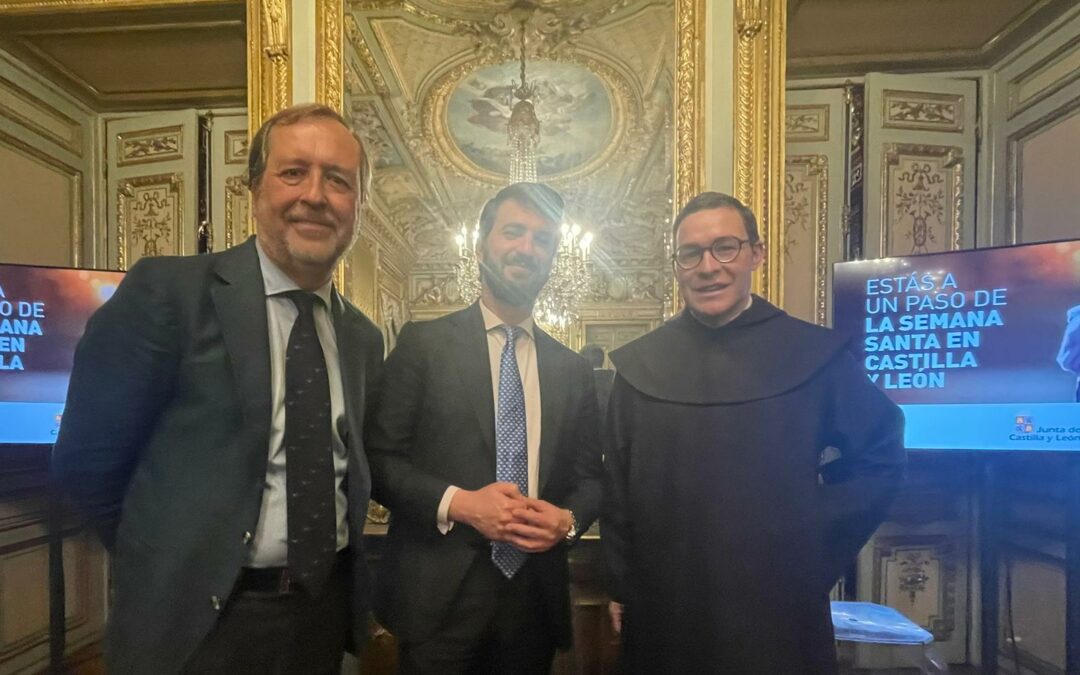 AYER EN EL ACTO DE PROMOCIÓN TURÍSTICA DE CASTILLA Y LEÓN PARA LA SEMANA SANTA (ALBA DE TORMES, SALAMANCA)