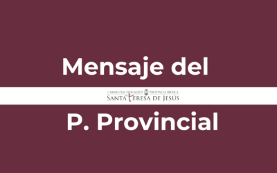 Mensaje del P. Provincial