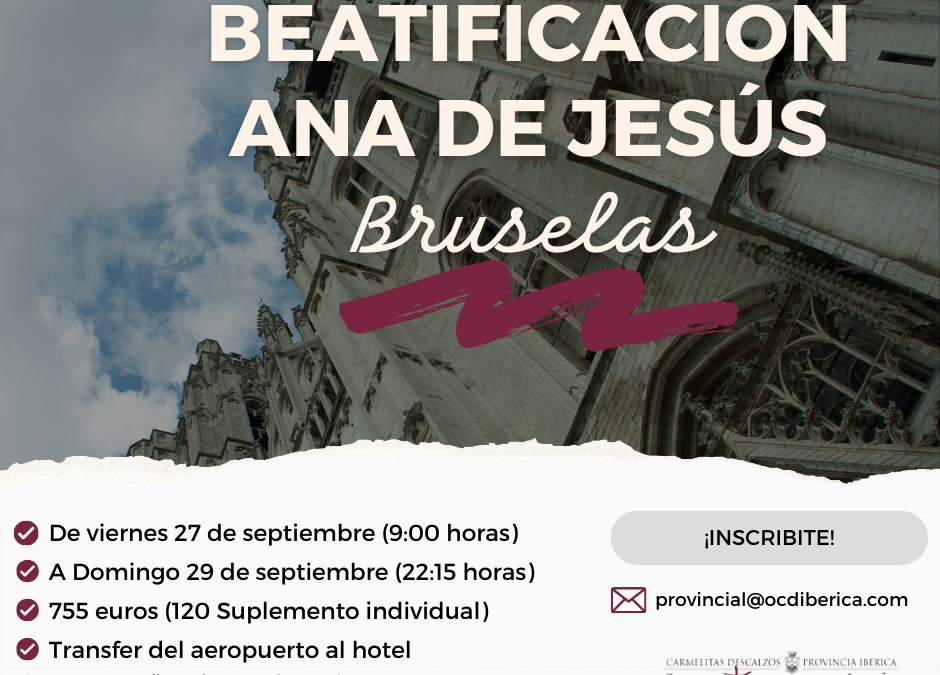 Peregrinació a la beatificació d’Ana de Jesús