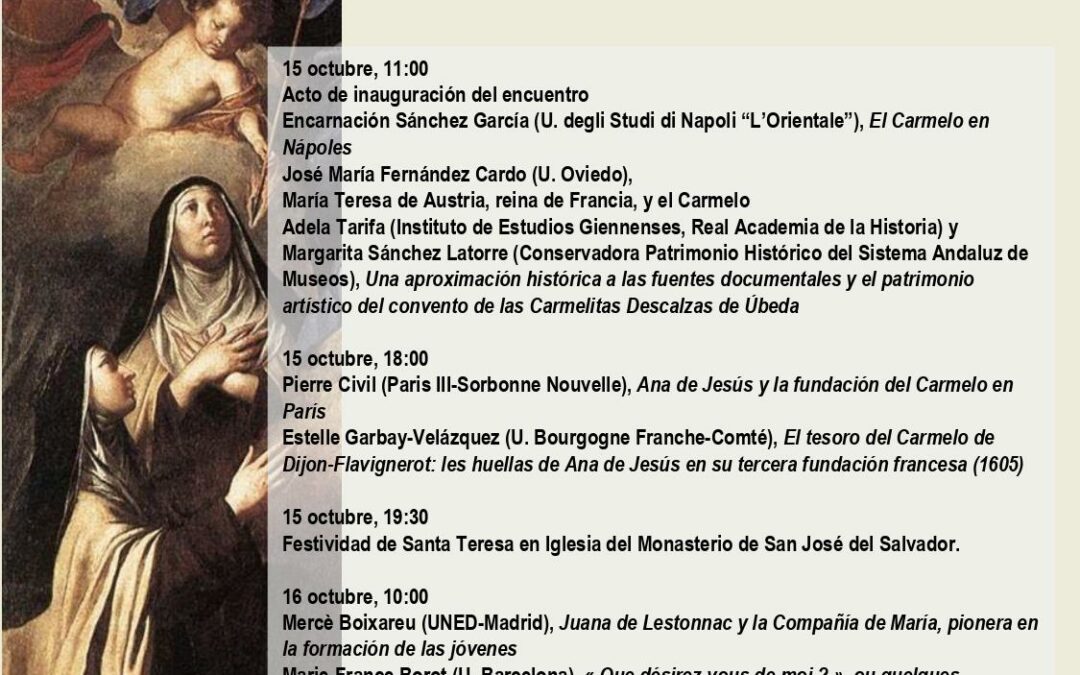 Ana de Jesús i la història del patrimoni espiritual i cultural europeu