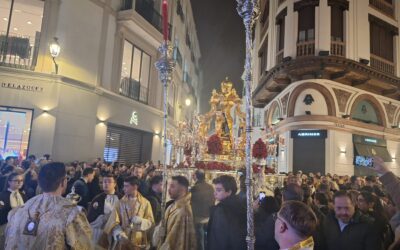 Processó del miraculós Nen Jesús de Praga pel centre de Sevilla