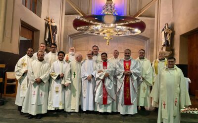 Emotiva celebració del 25è aniversari de vots religiosos del P. Lean Jude Poulose, OCD