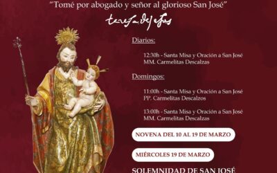 Alba de Tormes acull el mes i novena en honor a sant Josep