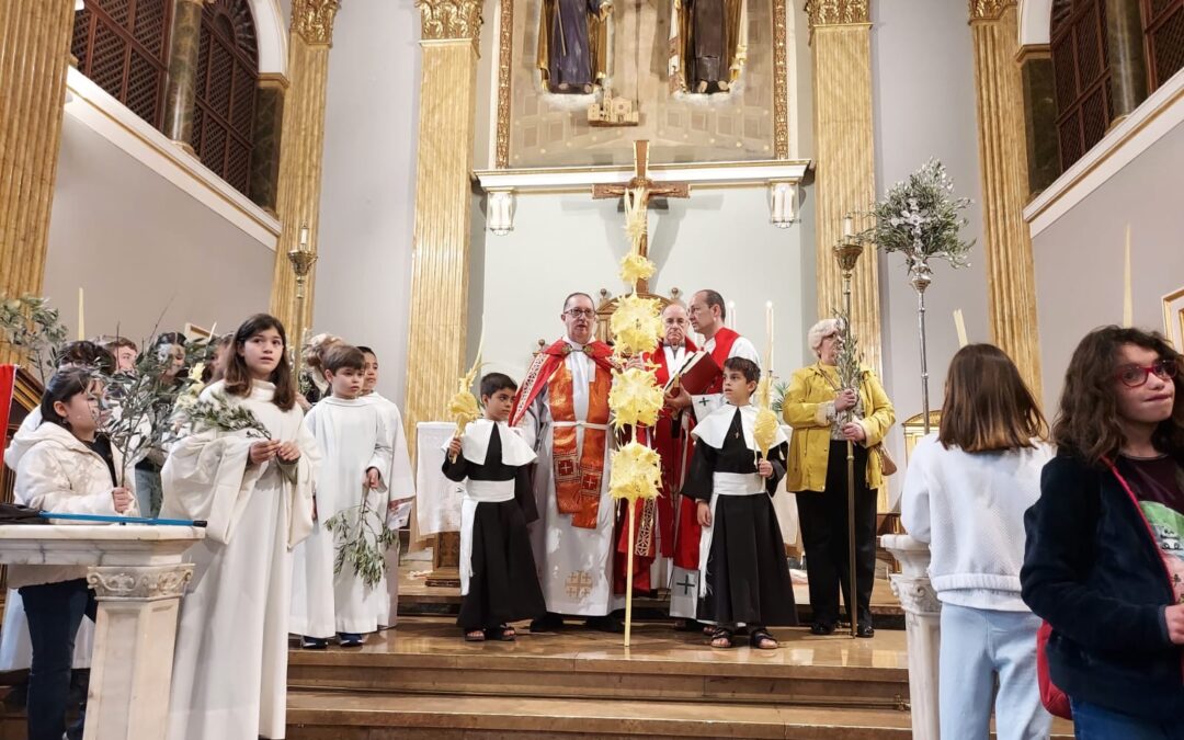 Domingo de Ramos en la parroquia de Zaragoza