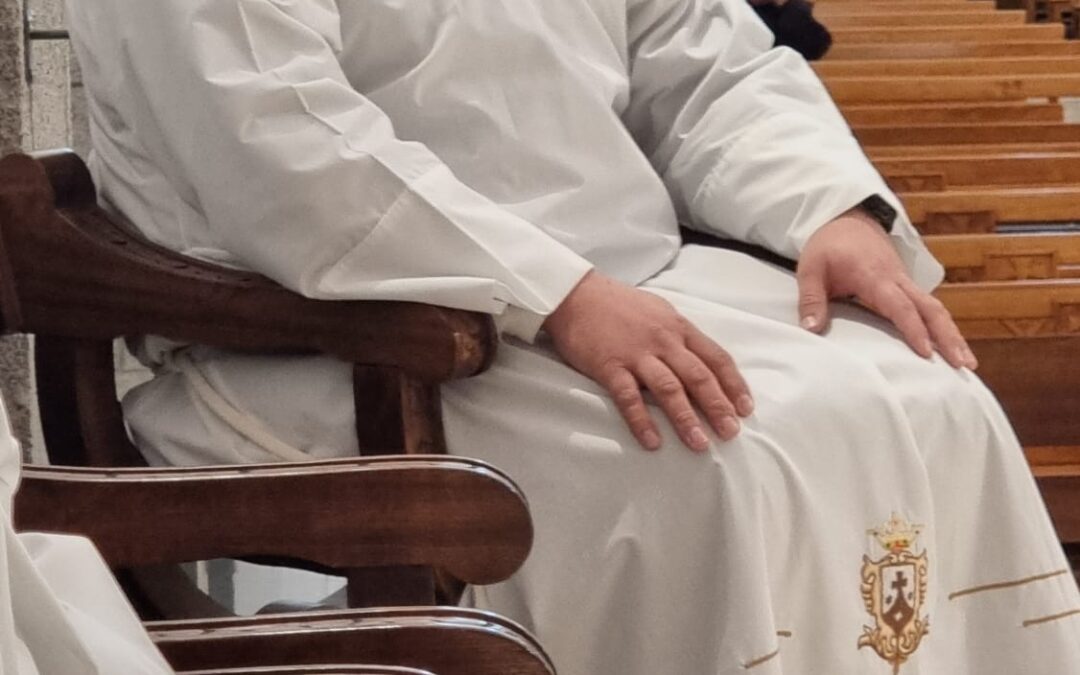 El Hno. Javier Galán recibe las órdenes menores de acólito y lector