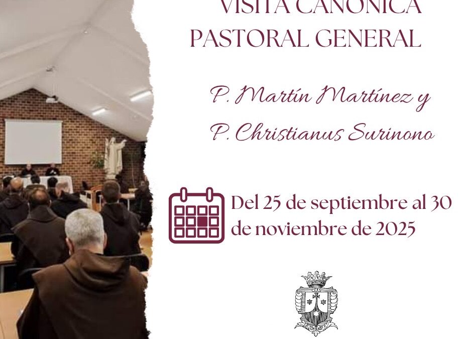 La Provincia Ibérica se prepara para la Visita Canónica Pastoral General