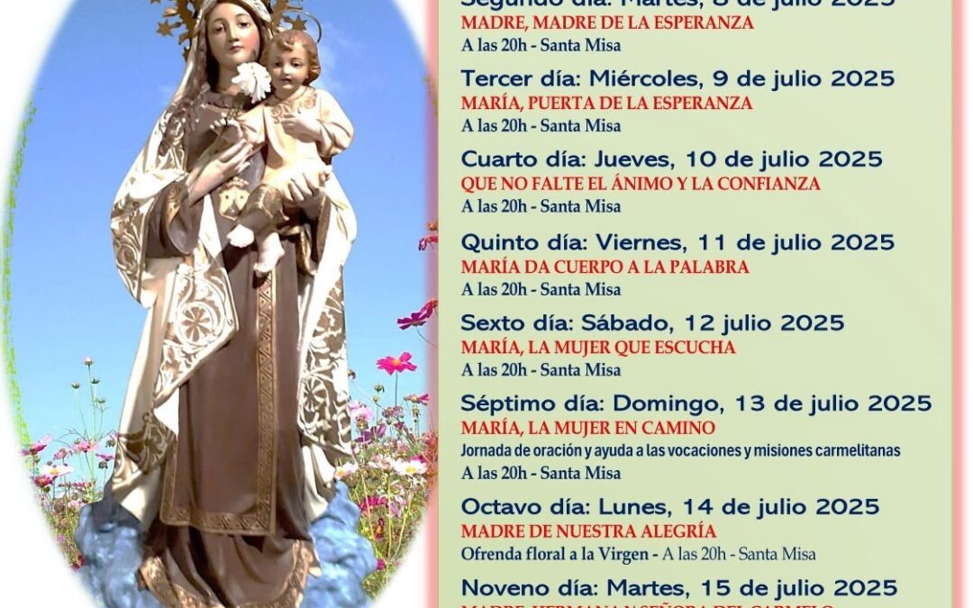La Parroquia del Carmen de Vigo se prepara para la Novena y Solemnidad de la Virgen del Carmen 2025