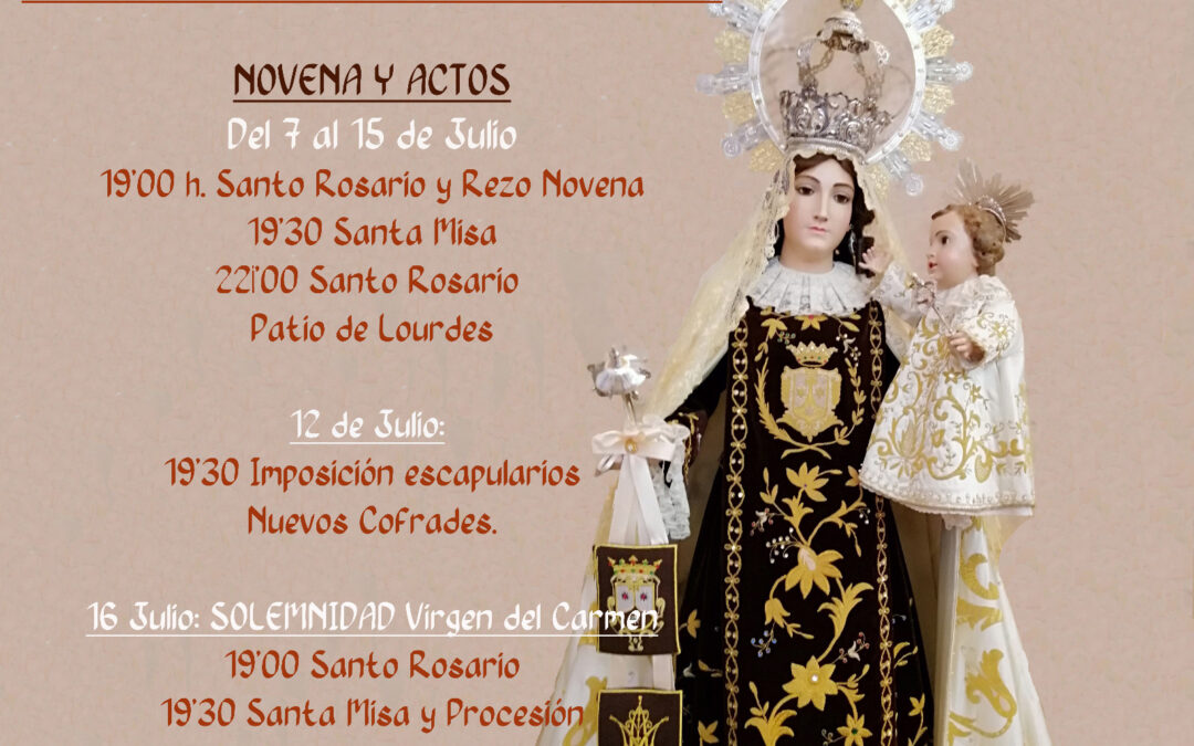 Caravaca de la Cruz se prepara para las fiestas en honor a la Virgen del Carmen 2025