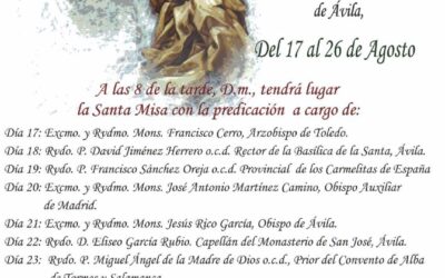 Solemne Decenario de la Transverberación del Corazón de Santa Teresa en la Encarnación de Ávila