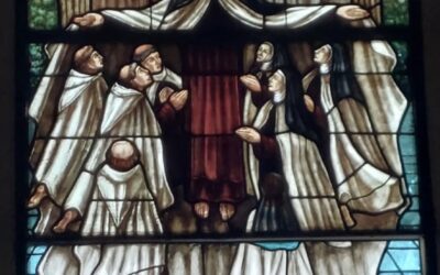 Restaurada la vidriera del coro alto de la Basílica de Santa Teresa en Ávila