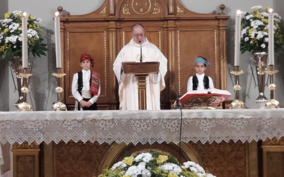 La Parròquia de Sant Joan de la Creu de Saragossa participa en l’Ofrena a la Mare de Déu del Pilar