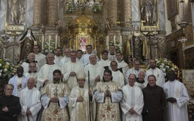 Ordenación diaconal de los hermanos Javier Galán e Ignacio Clemente en la iglesia del Santo Ángel de Sevilla