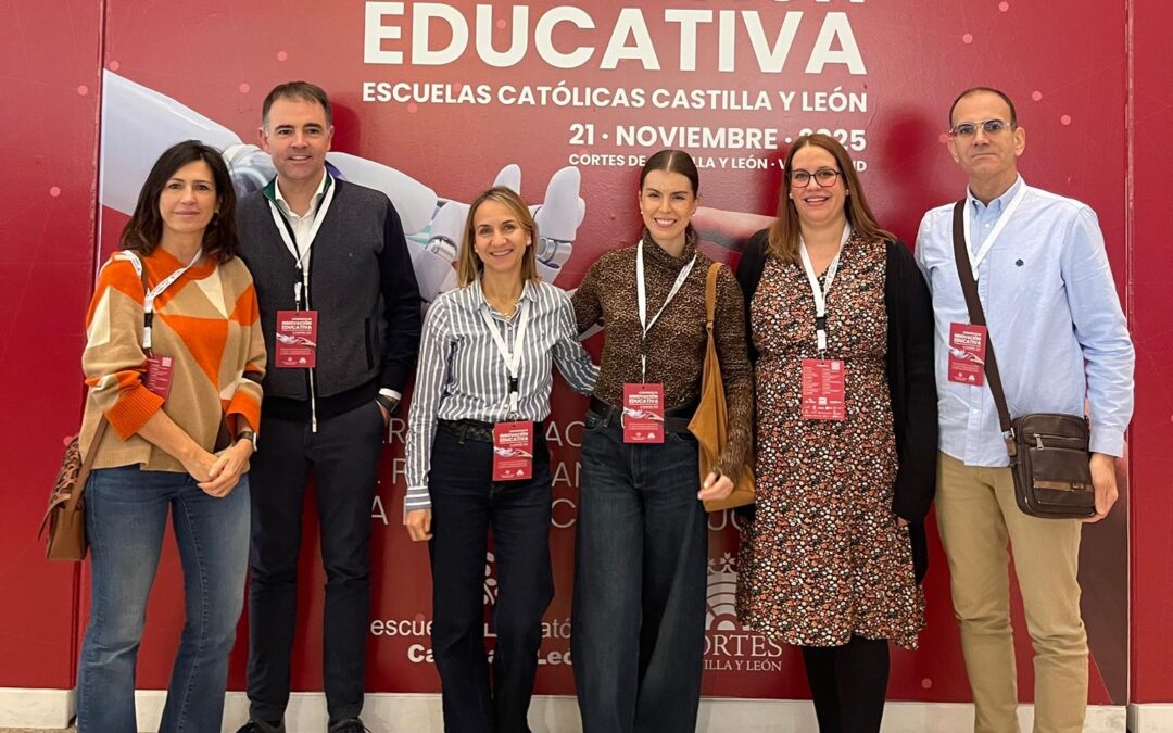 Els col·legis Sant Joan de la Creu de Medina del Campo i Lleó participen en el Congrés d’Innovació Educativa 2025 d’Escoles Catòliques Castella i Lleó