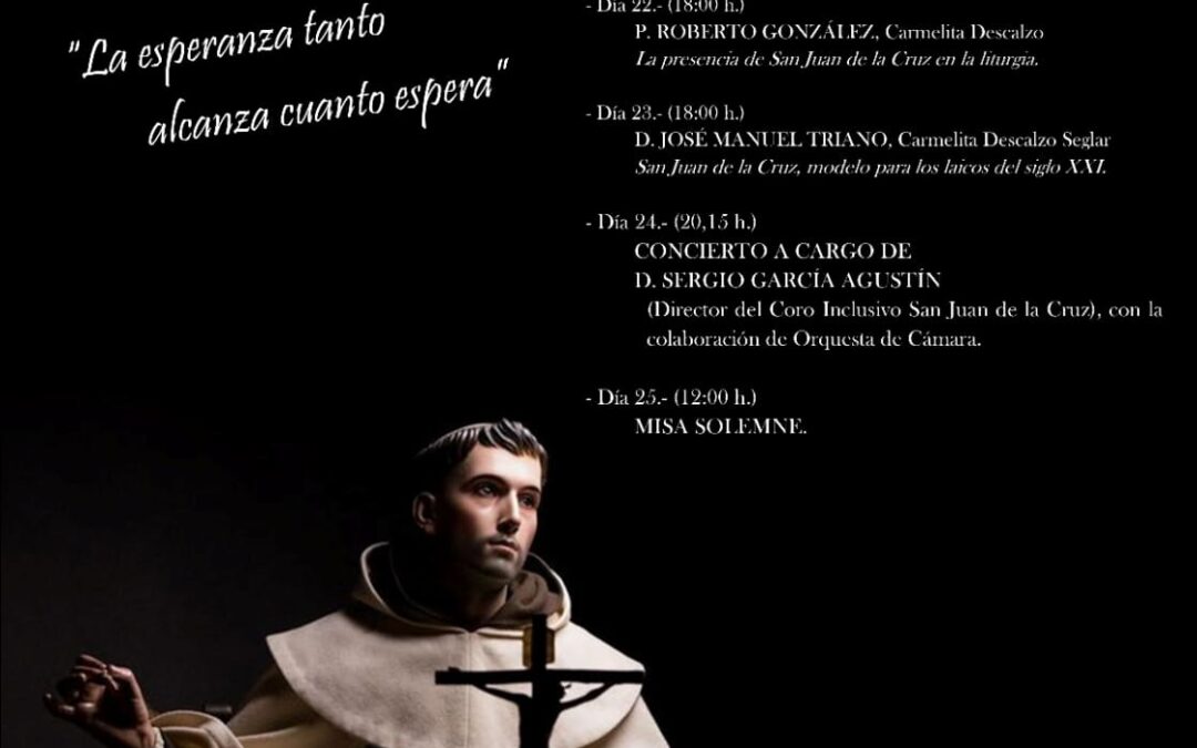 La parroquia de San Juan de la Cruz de Zaragoza celebra su Semana Cultural dedicada a San Juan de la Cruz