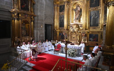 El P. Francisco Sánchez Oreja participa en la celebración de San José en el convento de San José de Ávila