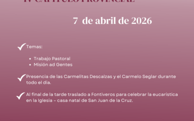 El IV Capítulo Provincial afronta su segunda jornada centrado en la misión pastoral y la misión ad gentes