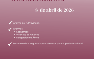 Tercera jornada del Capítulo: memoria, discernimiento y elección