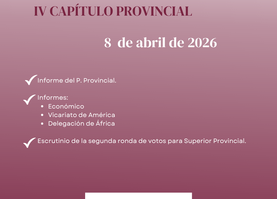 Tercera jornada del Capítulo: memoria, discernimiento y elección