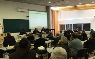 Religiosos participantes en el IV Capítulo Provincial de la Provincia Ibérica