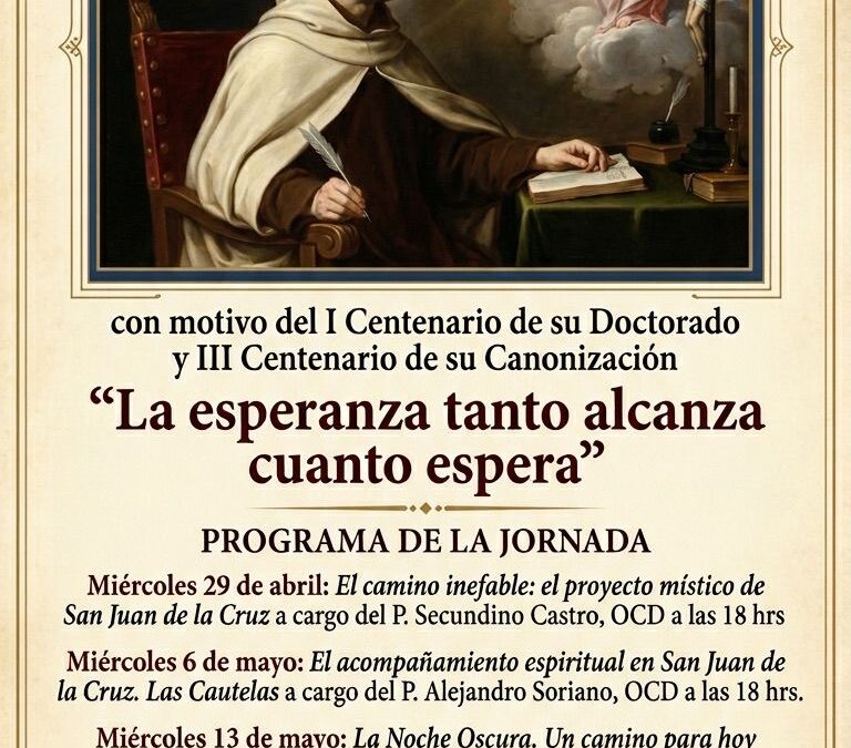 València acull unes Jornades d’Espiritualitat Santjoanista en el marc dels centenaris