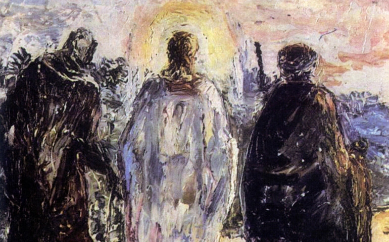 «Quédate con nosotros, porque atardece y el día va de caída»