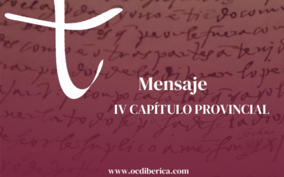 El IV Capítulo Provincial hace público su mensaje capitular: una llamada a la comunión, la misión compartida y la fidelidad al carisma
