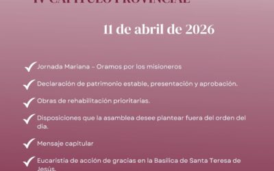 El IV Capítulo Provincial concluye su última jornada con la aprobación del mensaje capitular