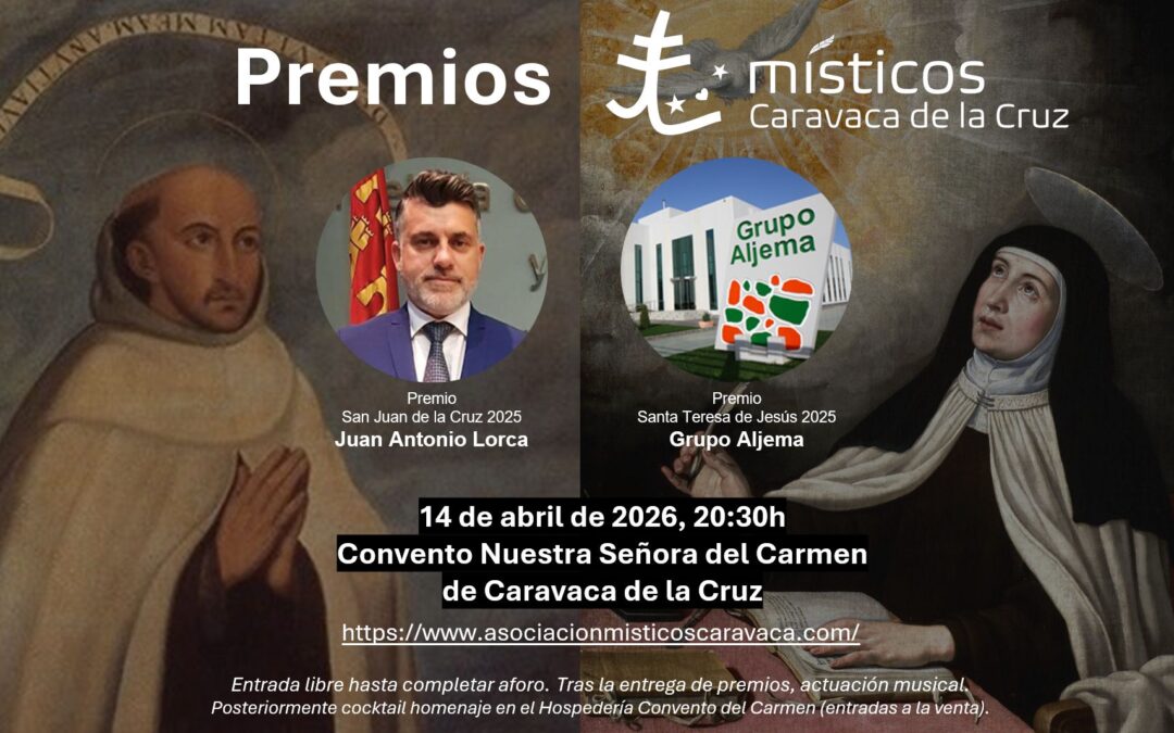 Caravaca de la Cruz acoge la entrega de los Premios Místicos 2026