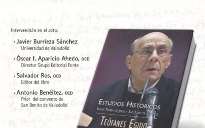 Valladolid acogerá la presentación del libro “Estudios históricos. Santa Teresa de Jesús y San Juan de la Cruz” de Teófanes Egido