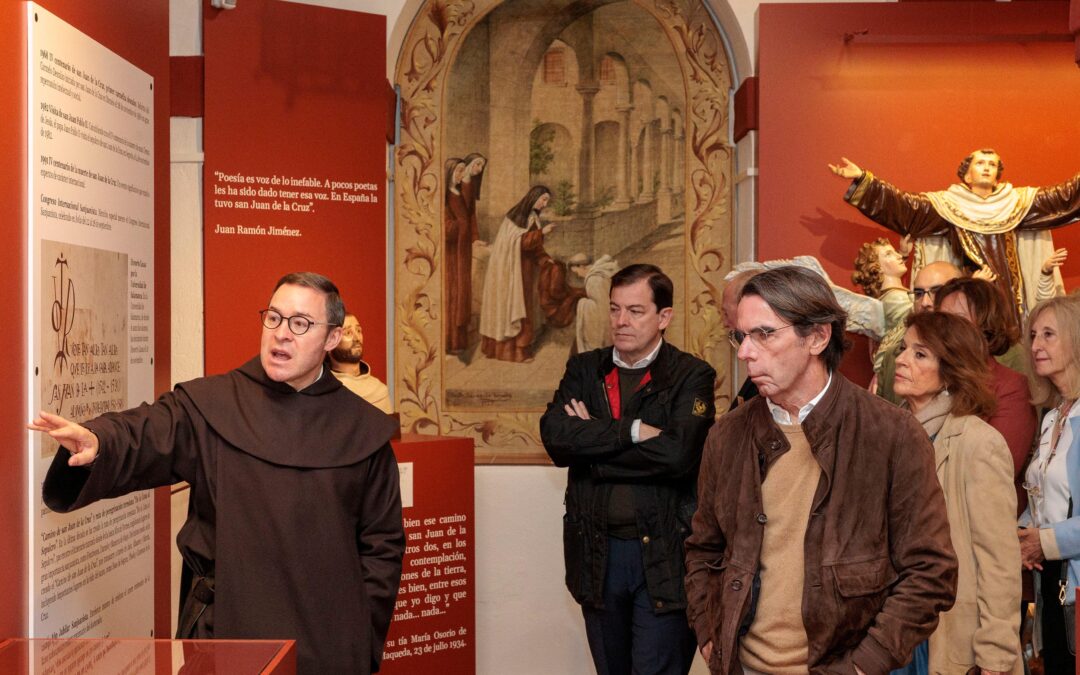 José María Aznar visita Alba de Tormes