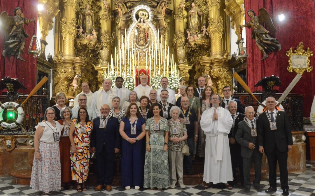 El Carmel Seglar de Cadis celebra una admissió i dues promeses definitives durant la Novena de la Mare de Déu del Carme