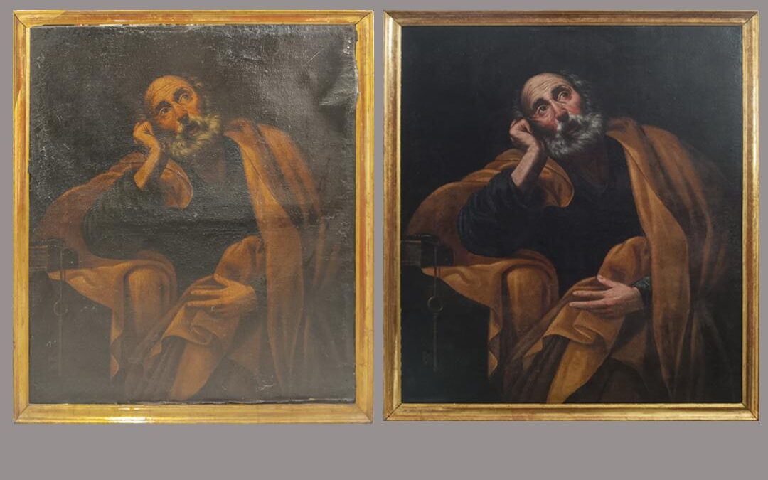 El Museo del Santo Ángel de Sevilla incorpora la restaurada pintura Las lágrimas de San Pedro