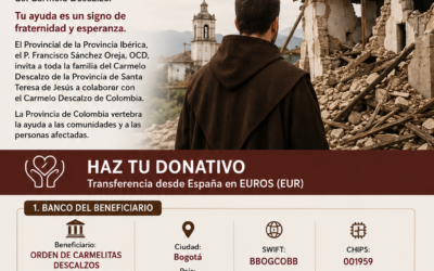La Provincia Ibérica invita a colaborar con el Carmelo Descalzo de Colombia tras el terremoto