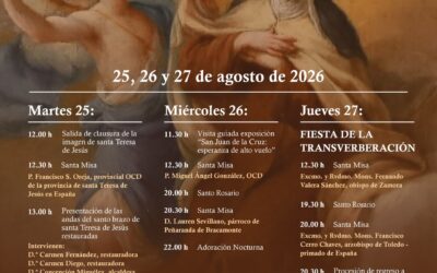 Alba de Tormes celebra un triduo en honor a la Transverberación de Santa Teresa de Jesús
