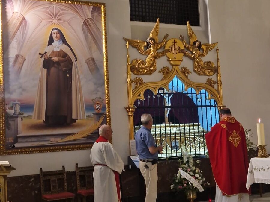 El P. Francisco Sánchez Oreja preside la Eucaristía en memoria de la beata María Sagrario de San Luis Gonzaga