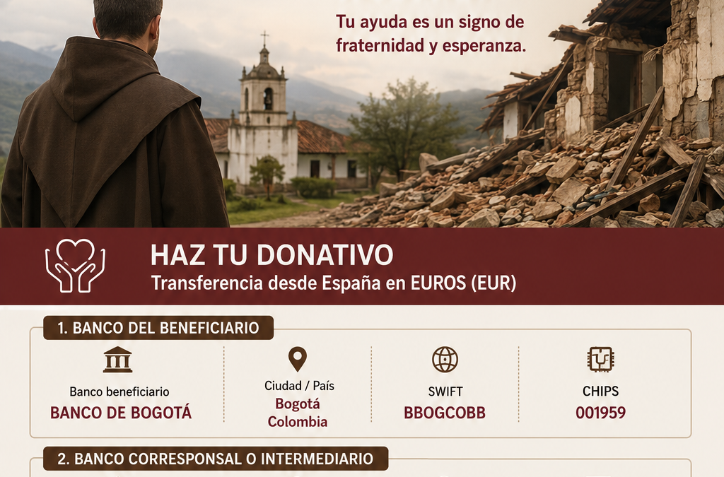La Provincia Ibérica invita a colaborar con el Carmelo Descalzo de Colombia tras el terremoto