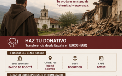 La Provincia Ibérica invita a colaborar con el Carmelo Descalzo de Colombia tras el terremoto
