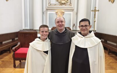 Edgardo Largaespada y Enmanuel Ricote inician su noviciado en el Desierto de las Palmas