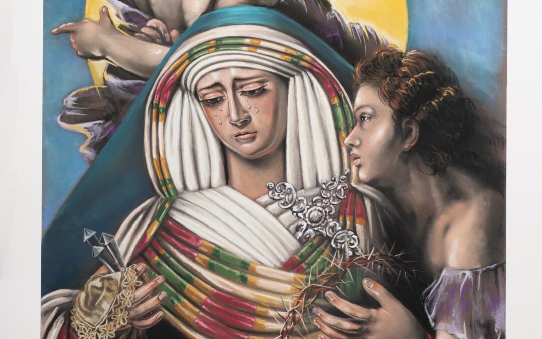 L’església conventual del Santo Ángel presenta el cartell del Rosari de la Salut